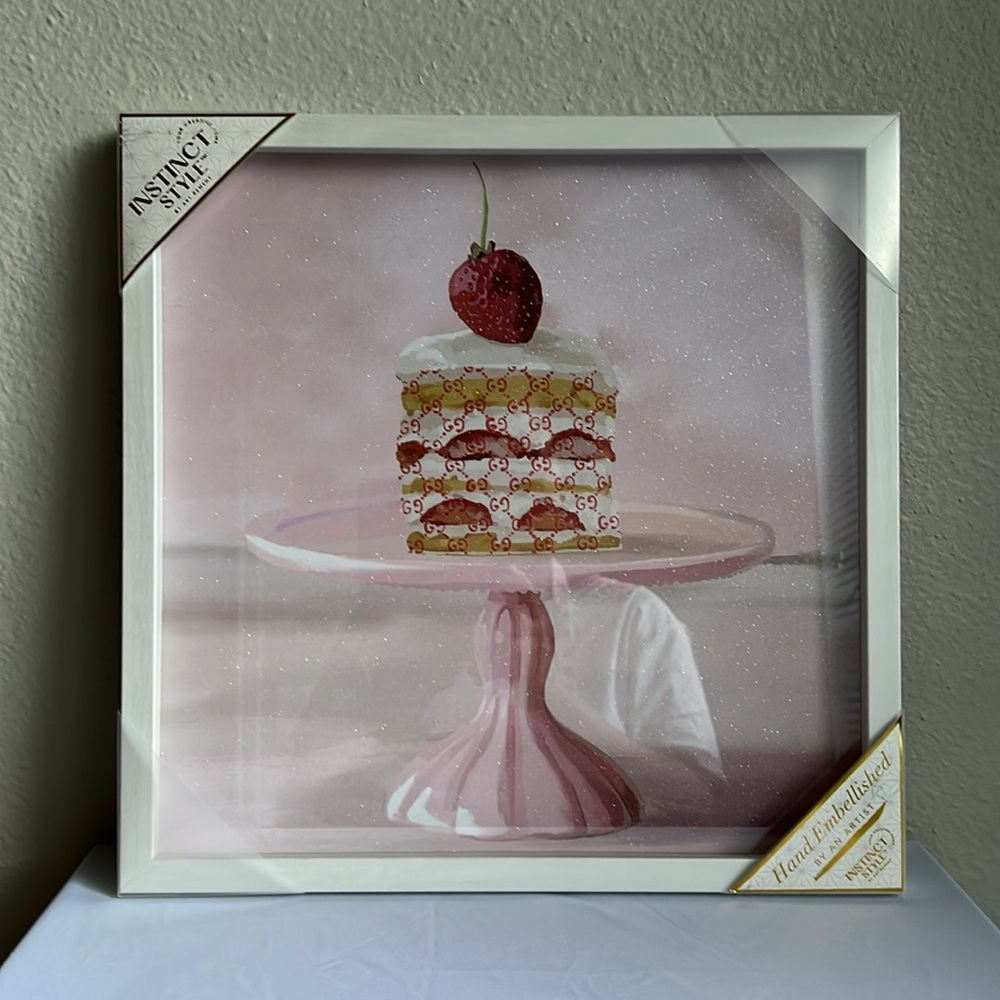 Instinct Style Strawberry Cake Wall Art Decor - Picture 5 of 12